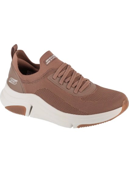 Hnědé dámské tenisky Skechers Bobs Sparrow Flex- Instant Clout (Velikost 36)