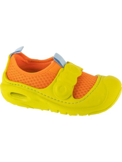 Žluto-oranžové dětské boty do vody Crocs Swiftwater Splash K