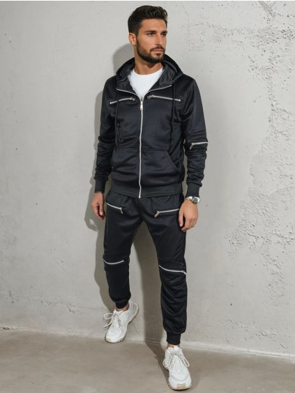 Černá pánská sportovní tepláková souprava