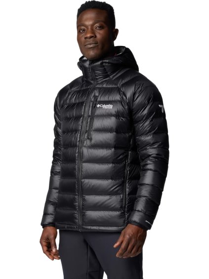 Černá pánská prošívaná bunda Columbia Arctic Crest Down Hooded Jacket