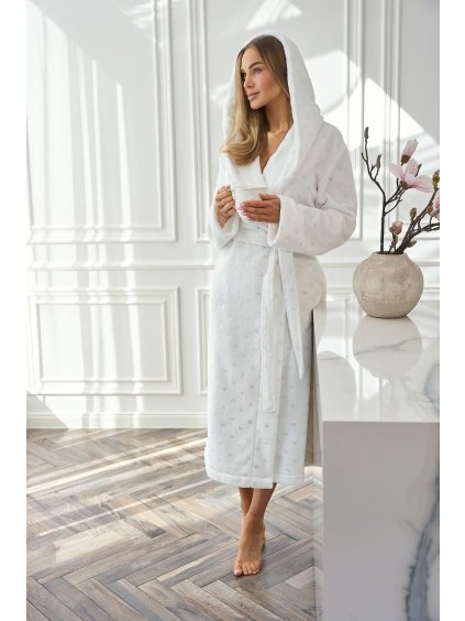 L&L Dlouhý dámský srdíčkový župan