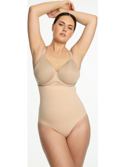 Julimex Vysoké dámské bezešvé zeštíhlující kalhotky