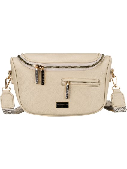 Peterson Béžová dámská ledvinka s odnímatelným popruhem