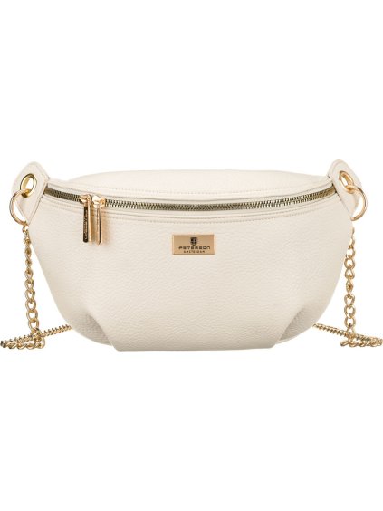 Peterson Smetanová dámská jednokomorová ledvinka s řetízkem