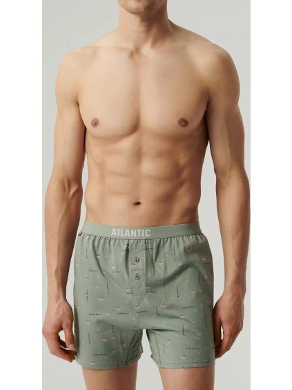 Atlantic Sada pánských vzorovaných boxerek - 2 ks