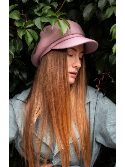 Art Of Polo Elegantní dámský vlněný baret s kšiltem