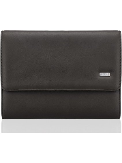 Pánská kožená tmavě hnědá taška SOLIER