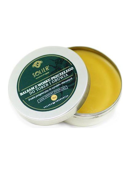 SOLIER Impregnační balzám na kůži a obuv se včelím voskem
