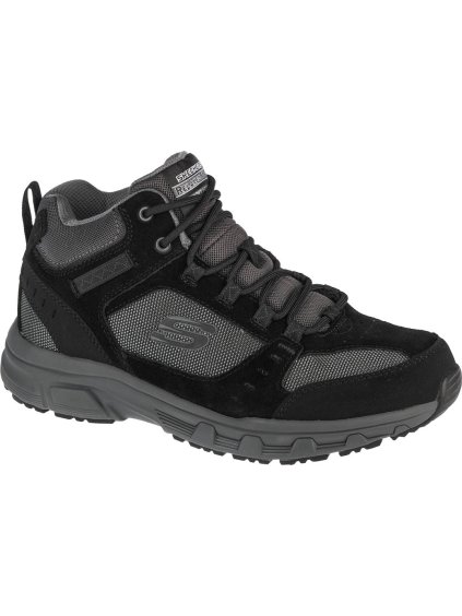 Černo-šedé pánské boty Skechers Oak Canyon