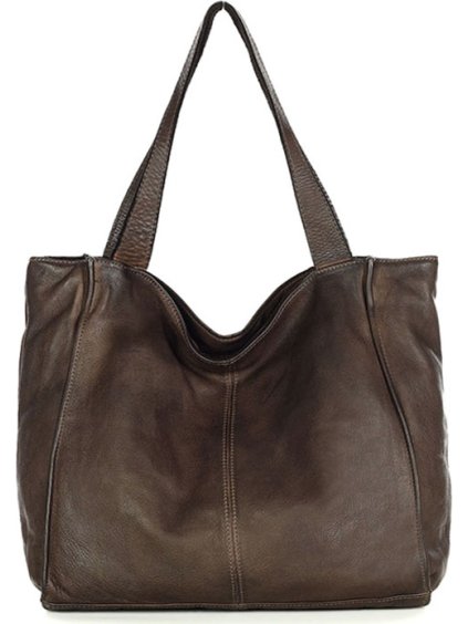 MARCO MAZZINI Hnědá kabelka ruční výroby