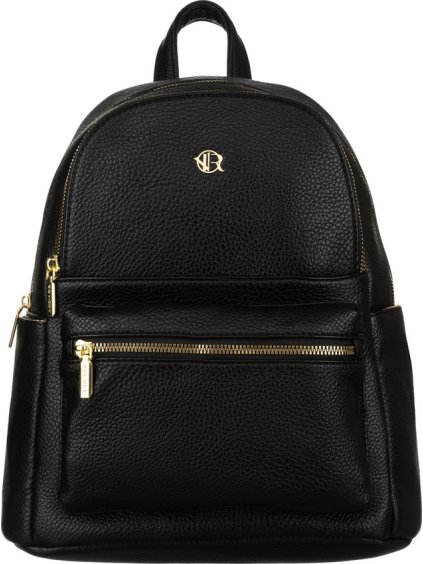 Rovicky Černý dámský elegantní batoh s kapsami