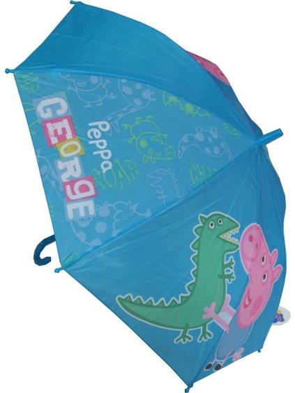 Modrý automatický deštník Peppa Pig (Velikost ONE SIZE)