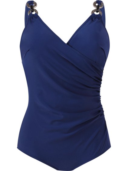 Tmavě modré jednodílné plavky Paula