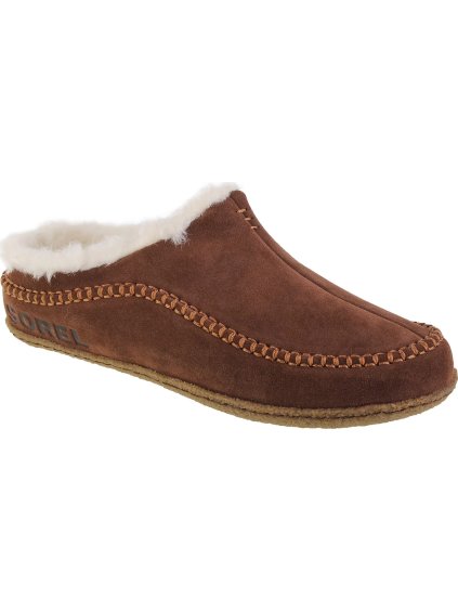 Hnědé pánské teplé pantofle Sorel Lanner Ridge