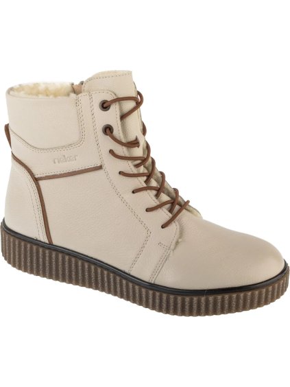 Smetanové dámské kotníkové boty Rieker Booties