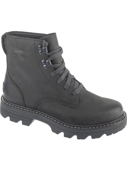 Černé dámské kožené workery Sorel Revel Rd Boot Lace Wp