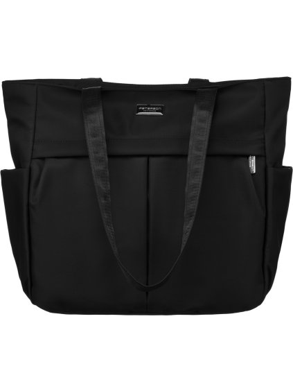 Peterson Dámská prostorná černá shopper kabelka