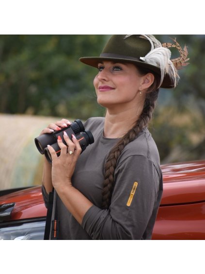 Hnědé dámské funkční tričko