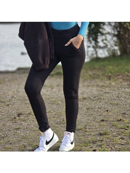 Černé dámské funkční kalhoty