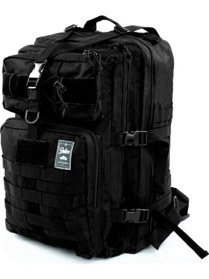 Taktický černý turistický batoh 50 l Solier Grimnar