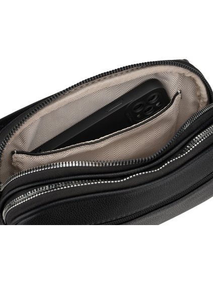 Rovicky černá malá crossbody kabelka