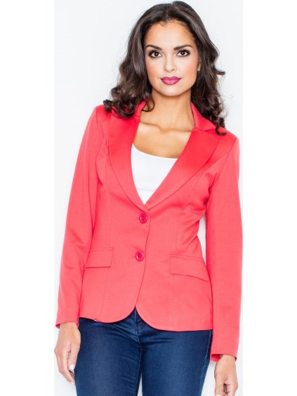 Dámské korálové sako