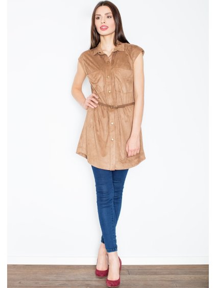 Dámská hnědá tunika