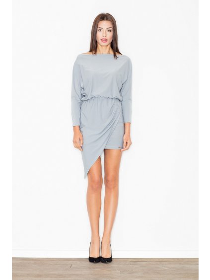 Dámské šedé šaty