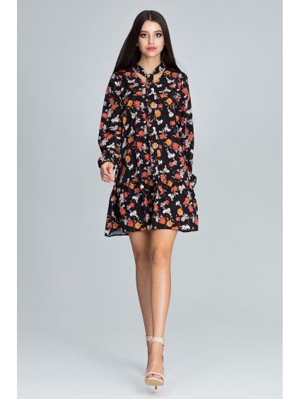 Vzdušné designové šaty s mašlí