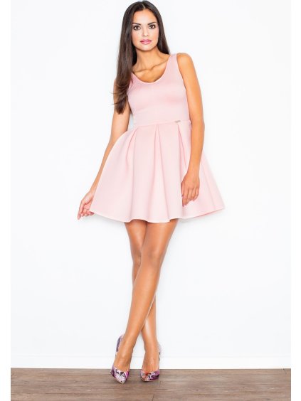 Dámské růžové šaty