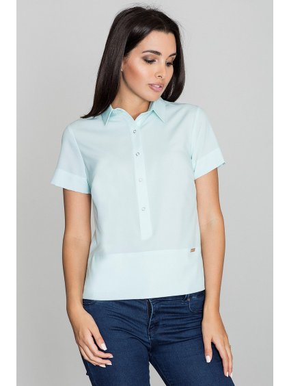 Mátová halenka bez potisku