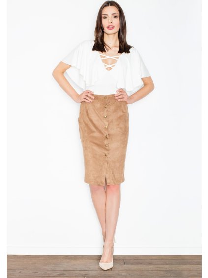 Dámská hnědá sukně