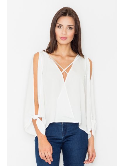 Dámská halenka v béžové barvě