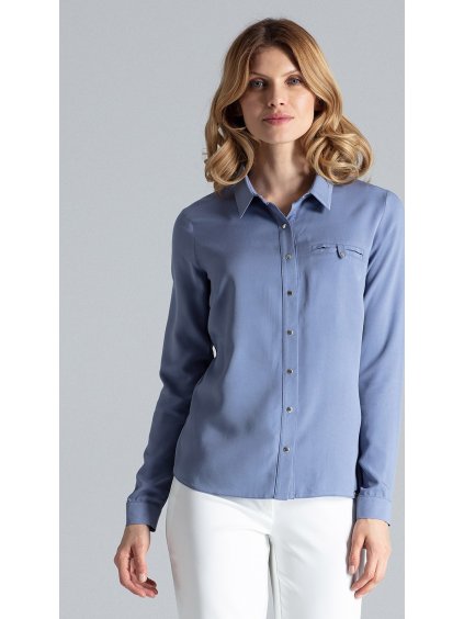 Dámská modrá košile