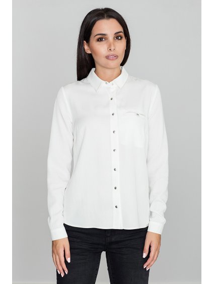 Dámská košile ve smetanové barvě