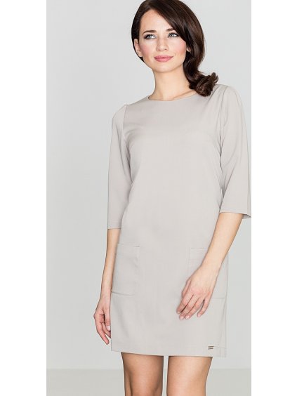 Dámské béžové šaty