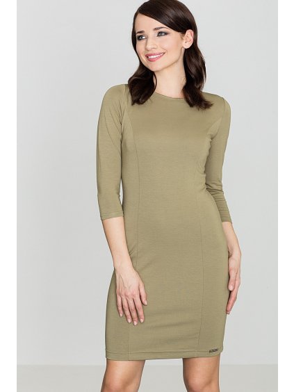 Dámské olivové šaty