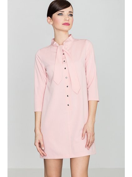 Dámské růžové šaty