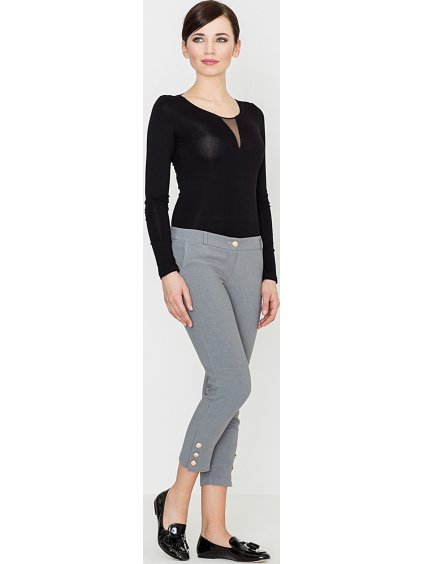 Dámské šedé kalhoty