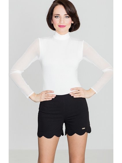 Dámské elegantní černé šortky