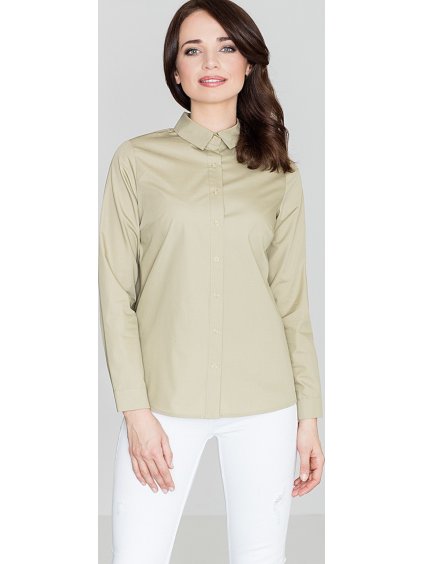 Dámská olivově zelená košile