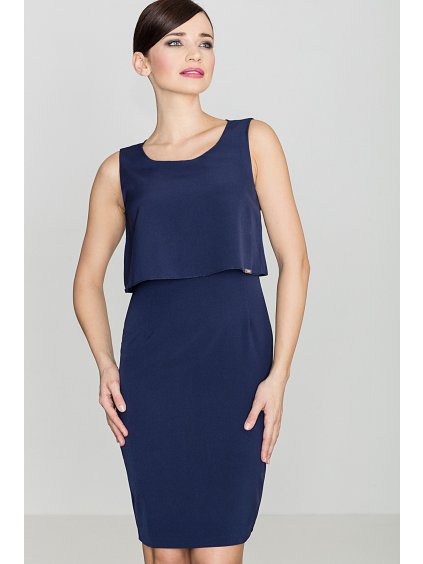 Dámské tmavě modré šaty