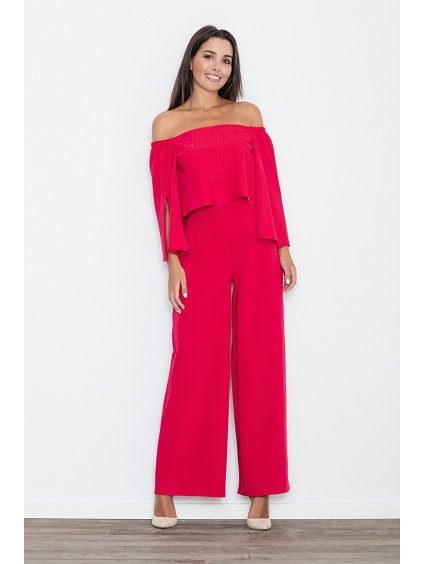 Dámský červený overal