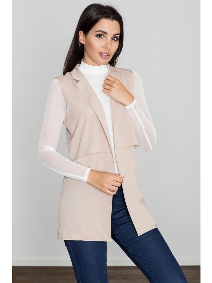 Dámská béžová vesta M560 Beige