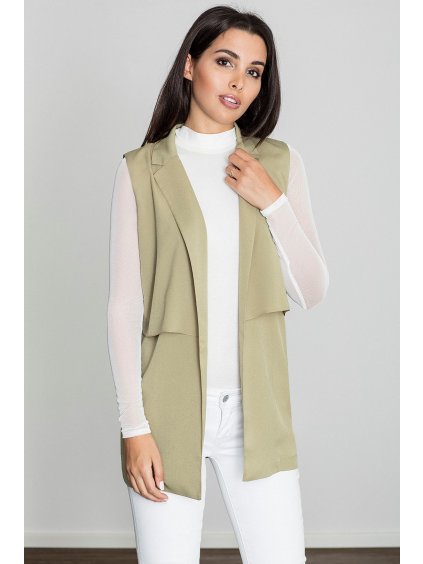 Dámská zelená vesta M560 Olive green