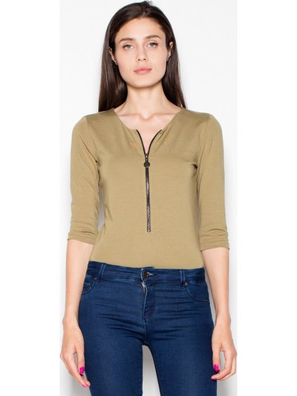 DÁMSKÉ ZELENÉ BODY VT018 OLIVE GREEN