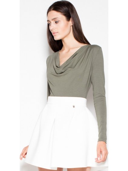 Dámské zelené elegantní body VT019 Olive green