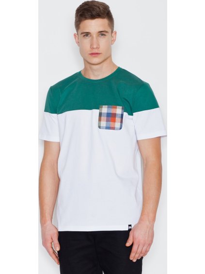 Zeleno-bílé tričko