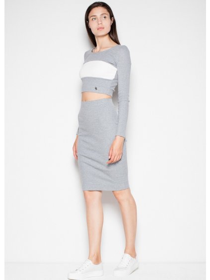Šedý sportovně elegantní set VT033 Grey