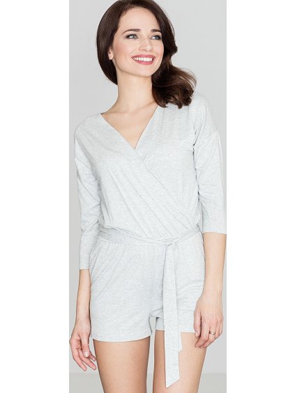 Dámský světle šedý overal K374 Light grey